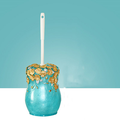 Tualeto dervos valymo šepečių rinkinys Europietiškas vonios kambario priedai Tualeto šepetys Buitinis su laikikliu rinkinys Statomas ant grindų