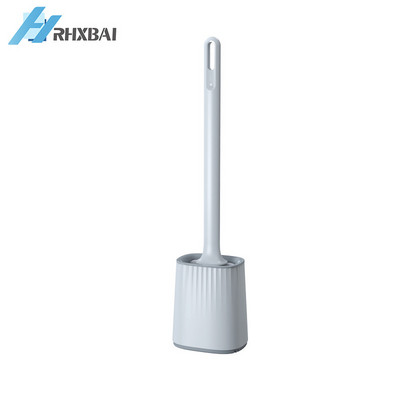 Nuimama rankena, silikoniniai šereliai, tualeto šepetys ir laikiklis, skirtas valyti prie sienos ir tualeto įrankiams laikyti