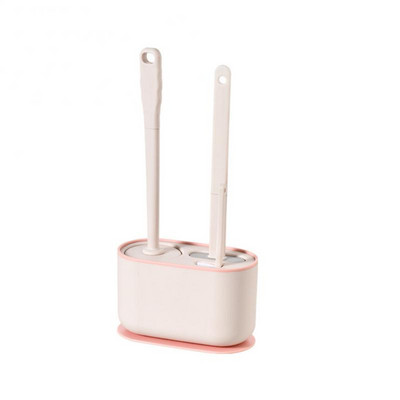 Set silikonskih držača četke za WC školjku Set kreativnih četkica za čišćenje Čišćenje kupaonice WC školjke Set visećih glava s mekim čekinjama