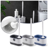 XINCHEN tualeto šepetys be aklavietės skalbimas tualeto silikoninis šepetys pakabinamas tualeto šepečio grindys dvejopo naudojimo vonios priedai