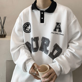 Muška bluza s aplikacijom i gumbima