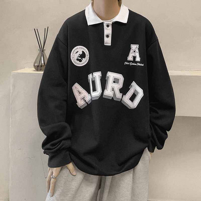 Muška bluza s aplikacijom i gumbima