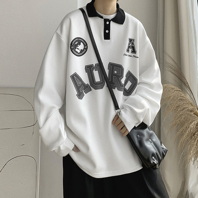 Muška bluza s aplikacijom i gumbima