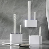 Zidna TPR WC četka sa setom držača Silikonske čekinje za kućni pod Kutak za čišćenje kupaonice Zaštitite WC