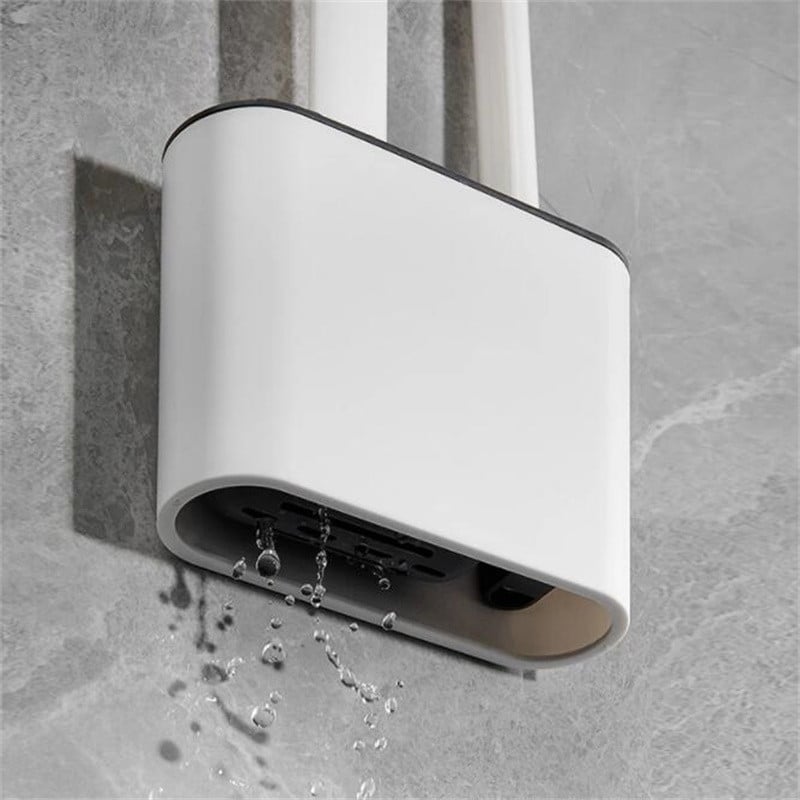 Zidna TPR WC četka sa setom držača Silikonske čekinje za kućni pod Kutak za čišćenje kupaonice Zaštitite WC