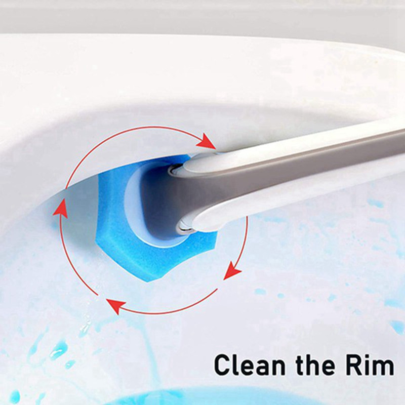 Sistem de curățare a toaletei de unică folosință Toaletă de unică folosință Rezervă cu spălătorie Perie proaspătă Rezerve cu spălătorie - 60 de rezerve