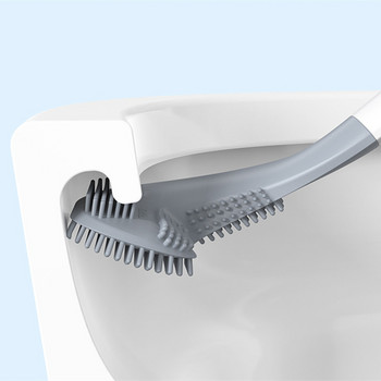 Креативна глава за голф четка Четка за тоалетна Четка за стена с дълга дръжка Силиконова глава за четка Инструмент за почистване на домашна баня