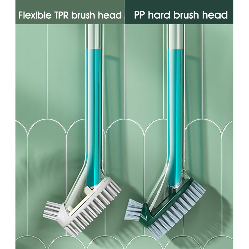 ONEUP minkštas silikoninis tualeto šepetėlis, pripildytas ploviklio Valymo šepetys be negyvos kampo Dvipusės šepetėlio galvutės vonios kambario priedai