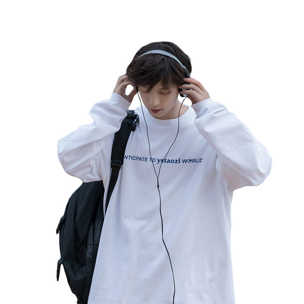 Férfi blúz felirattal