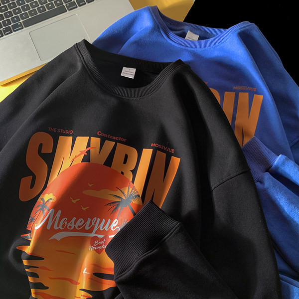 Férfi blúz színes mintával