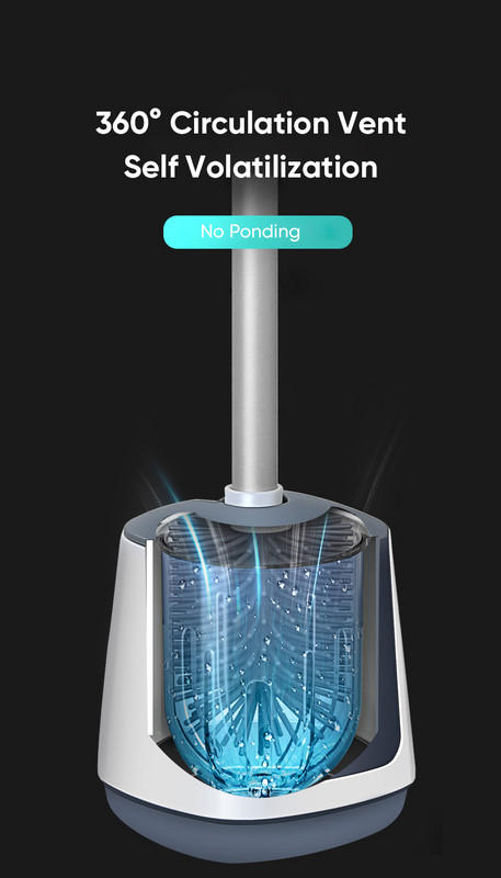 Četka za WC školjku Silikonska zidna četka za WC školjku Dodaci Alati za čišćenje koji se mogu isušivati Dodaci za četke za kućnu kupaonicu Joybos