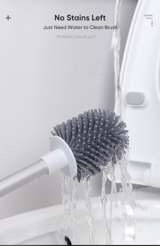 Četka za WC školjku Silikonska zidna četka za WC školjku Dodaci Alati za čišćenje koji se mogu isušivati Dodaci za četke za kućnu kupaonicu Joybos