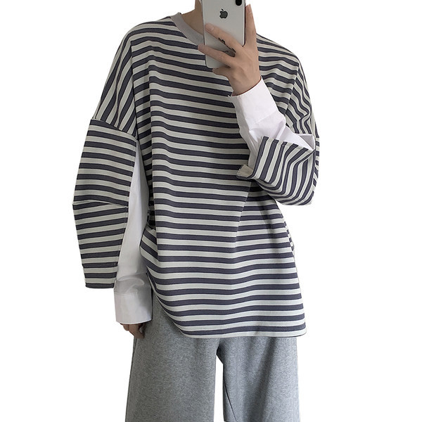 Vyriška dryžuota palaidinė kasdienai