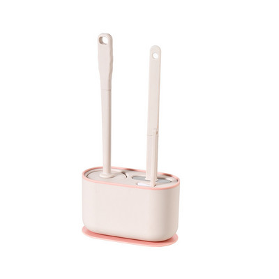 ONEUP 3 viename silikoninis tualeto šepetys prie sienos tvirtinamas ilgų kotų šepetys buitinis valymas be aklavietės artefaktų vonios reikmenų