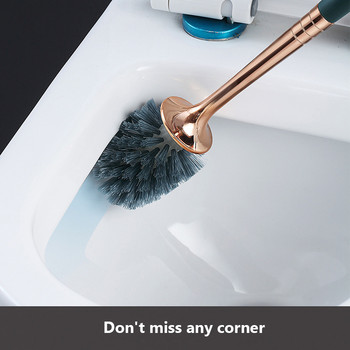 Επιτοίχιο Σετ βούρτσας τουαλέτας Nordic Luxury Εργαλεία καθαρισμού τουαλέτας Μακριά χειρολαβή Μαλακή βούρτσα καθαρισμού τουαλέτας Αξεσουάρ μπάνιου