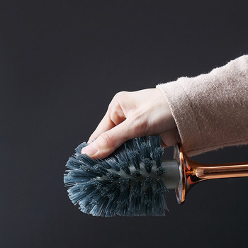 Επιτοίχιο Σετ βούρτσας τουαλέτας Nordic Luxury Εργαλεία καθαρισμού τουαλέτας Μακριά χειρολαβή Μαλακή βούρτσα καθαρισμού τουαλέτας Αξεσουάρ μπάνιου