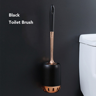 Sieninis tualeto šepečių rinkinys Nordic Prabangus tualeto valymo įrankiai Ilgų rankenų tualeto minkštas valymo šepetys Vonios kambario priedai