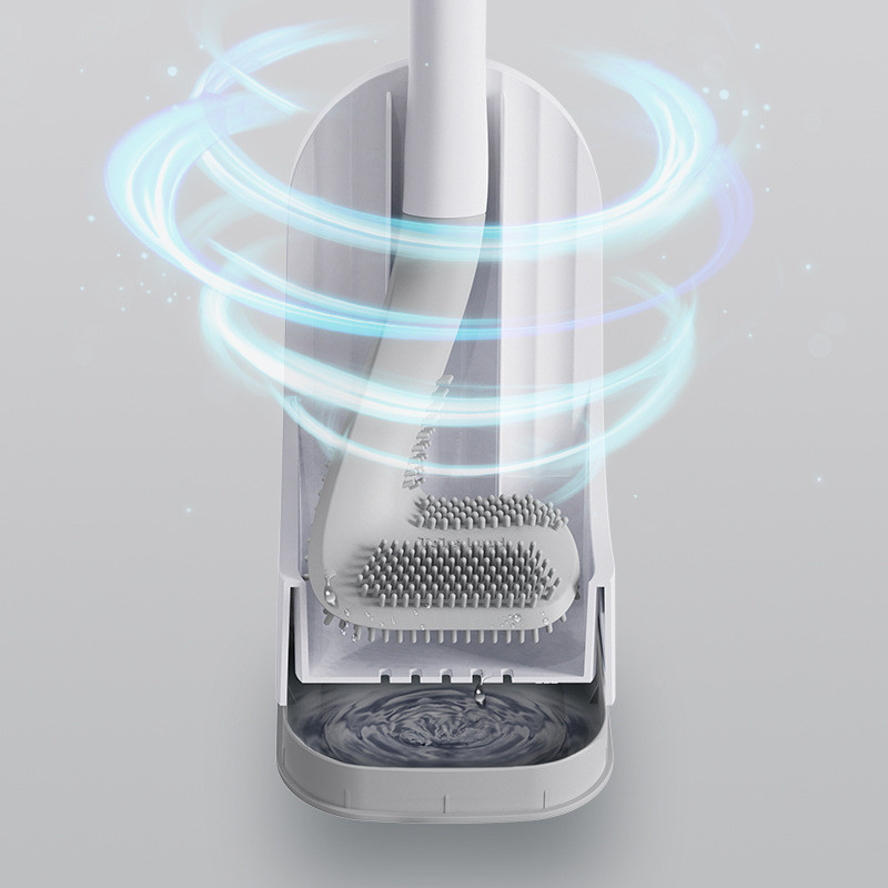 Golf szilikon sörtéjű WC kefe és szárító tartó Fürdőszoba Tárolás és szervezés WC-tartozékok Tisztítóeszközök