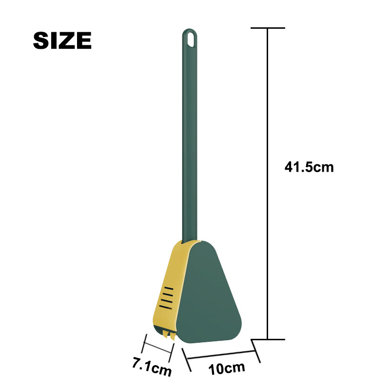 Z20 Golf Silikonske WC četke sa setom držača Četka za čišćenje WC školjke s dugom drškom Crna Moderna higijenska kupaonska oprema