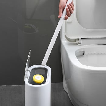Тоалетна четка за еднократна употреба Ecoco с почистваща течност Стенен почистващ инструмент за смяна на главата на четката за баня Wc аксесоари