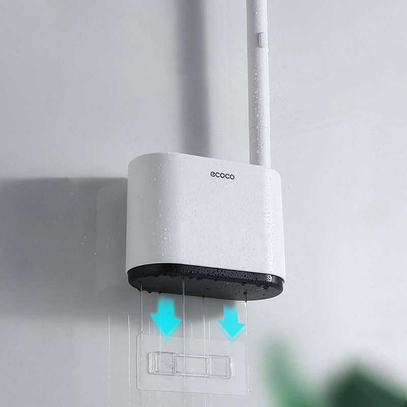 Тоалетна четка за еднократна употреба Ecoco с почистваща течност Стенен почистващ инструмент за смяна на главата на четката за баня Wc аксесоари