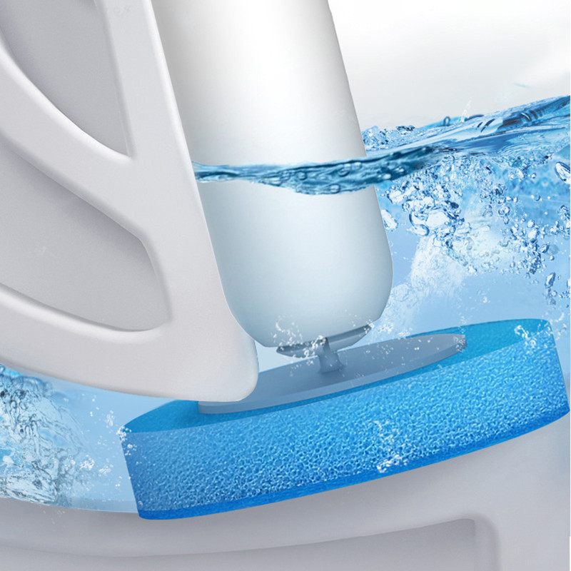 Тоалетна четка за еднократна употреба Ecoco с почистваща течност Стенен почистващ инструмент за смяна на главата на четката за баня Wc аксесоари