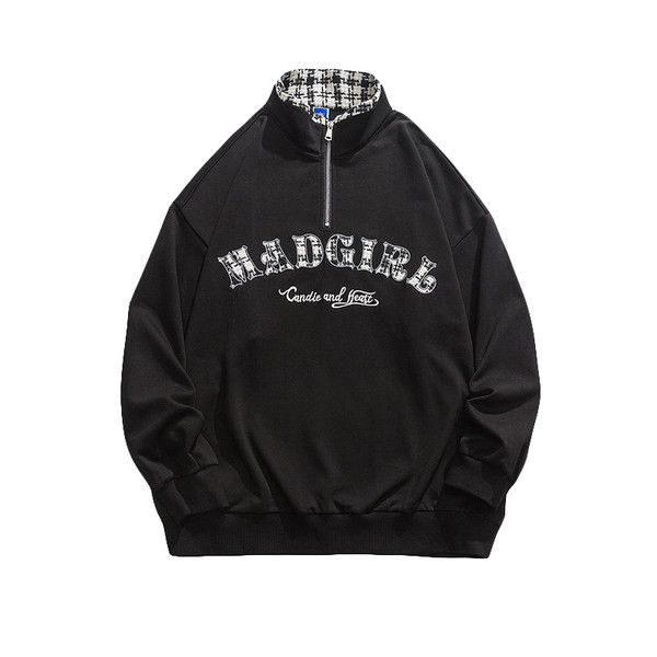 Férfi alkalmi ing gallérral és cipzárral