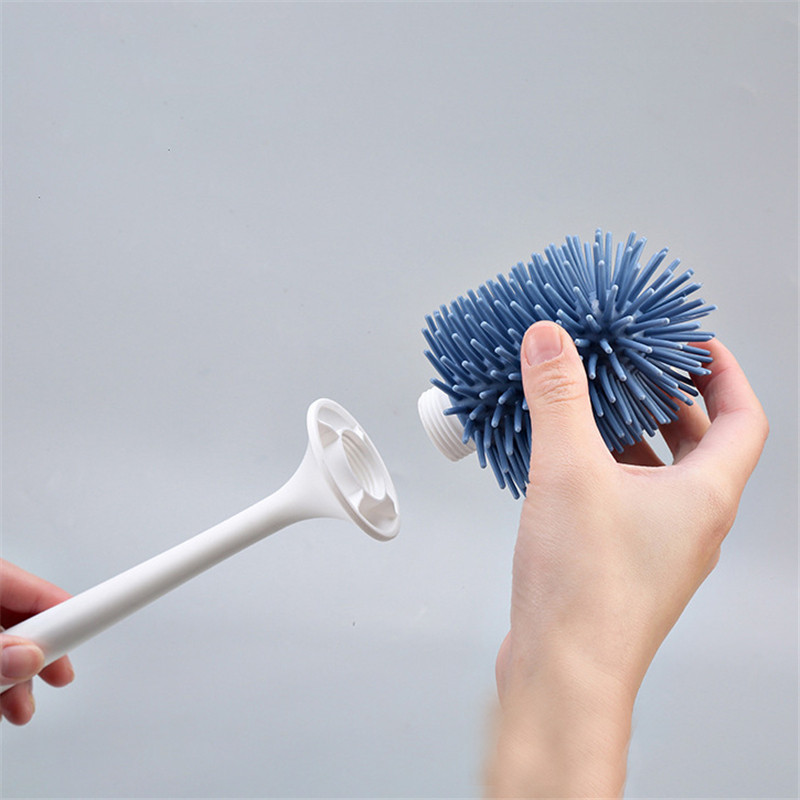 PEISI TPR silikonska četka za WC školjku Alat za čišćenje kupaonice Zidna četka za čišćenje odvoda Set pribora za kupaonicu u kućanstvu
