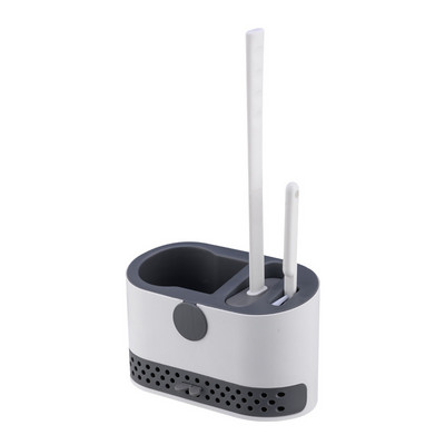 PEISI TPR silikonska četka za WC školjku s brzim pražnjenjem, čisti alat bez mrtvih uglova Četka za čišćenje na zidu Kupaonski pribor