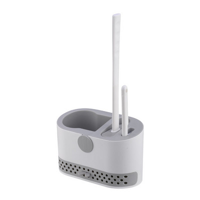 PEISI TPR silikonska četka za WC školjku s brzim pražnjenjem, čisti alat bez mrtvih uglova Četka za čišćenje na zidu Kupaonski pribor