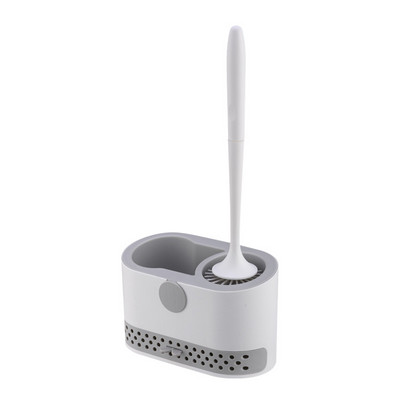 PEISI TPR silikonska četka za WC školjku s brzim pražnjenjem, čisti alat bez mrtvih uglova Četka za čišćenje na zidu Kupaonski pribor