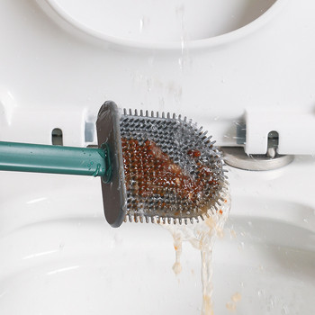 Στήριγμα βούρτσας τουαλέτας σιλικόνης Βούρτσα καθαρισμού τουαλέτας για κεφαλή βούρτσας τουαλέτας Επιτοίχια Εργαλεία καθαρισμού Αξεσουάρ μπάνιου