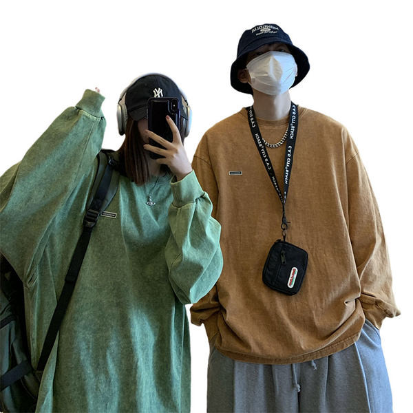 Muška bluza s ovalnim ovratnikom