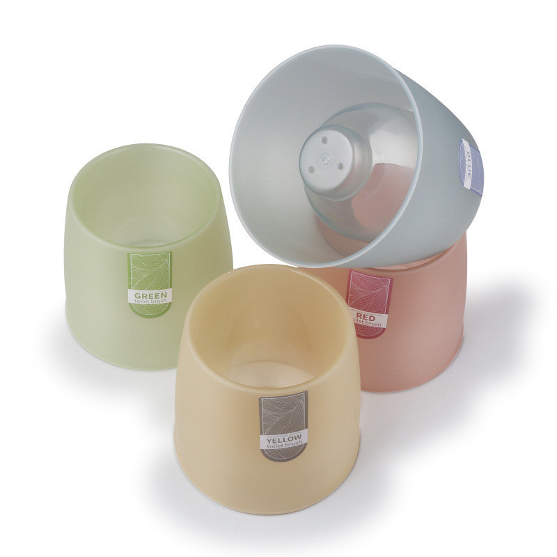 Tualeto šepetys Creative Minkštų plaukų nerūdijančio plieno rankena su apatiniu grioveliu Tualeto šepetys Vonios kambario valymo šepetys