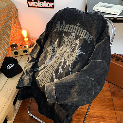 Muška ležerna bluza s printom