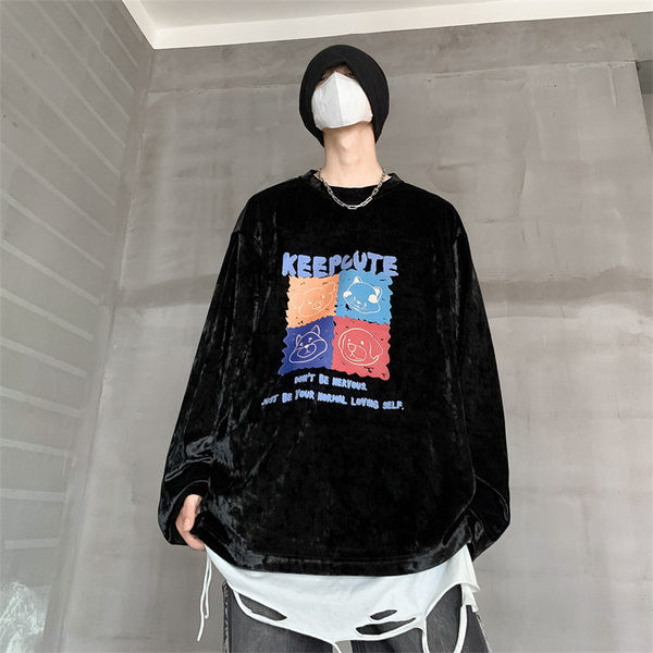 Új modell férfi blúz két színben