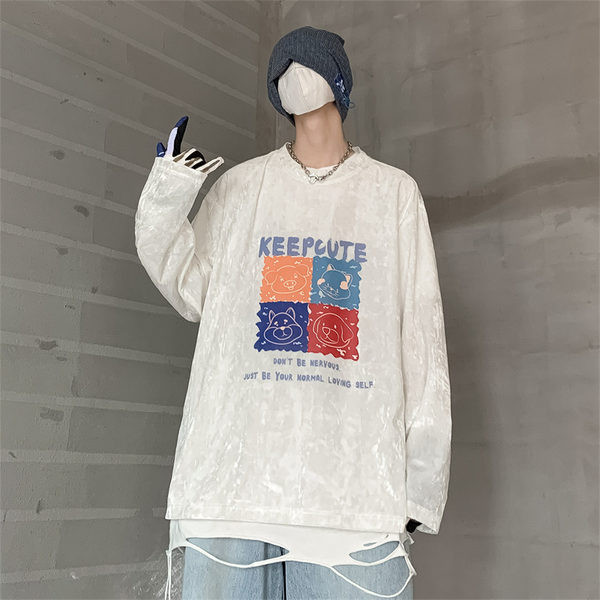 Új modell férfi blúz két színben