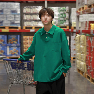 Muška bluza s klasičnim ovratnikom i džepom