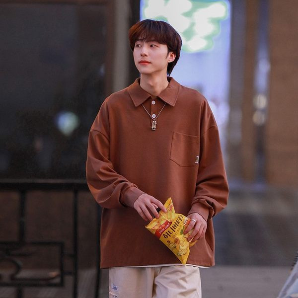 Muška bluza s klasičnim ovratnikom i džepom