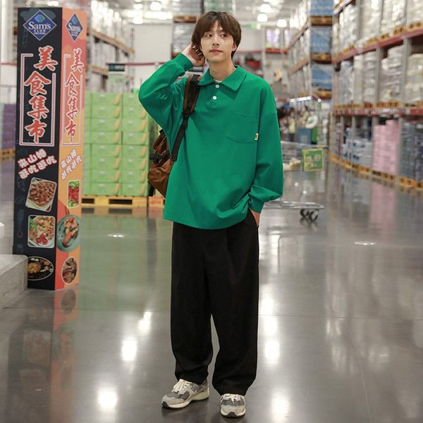 Muška bluza s klasičnim ovratnikom i džepom