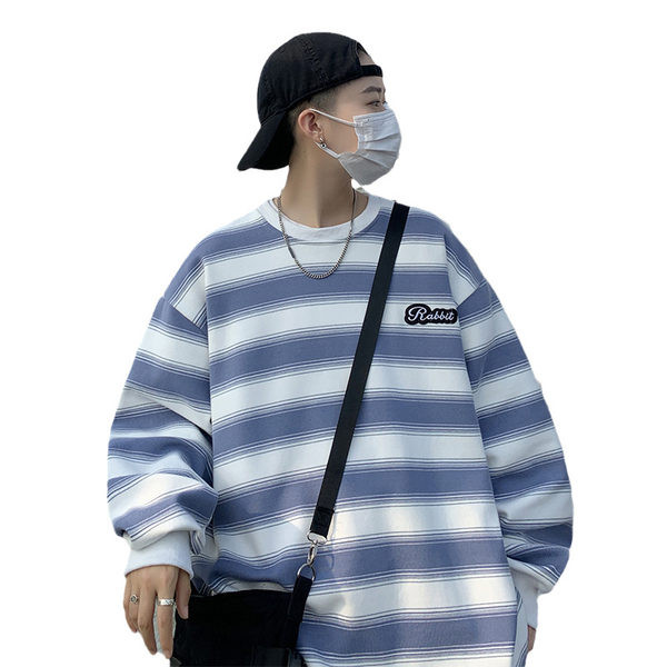 Férfi alkalmi csíkos blúz