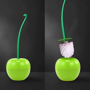 Σετ Βούρτσα Τουαλέτας Βούρτσα Τουαλέτας Σχήμα κερασιού για Εργαλεία Καθαρισμού Αξεσουάρ οικιακής χρήσης Αξεσουάρ μπάνιου
