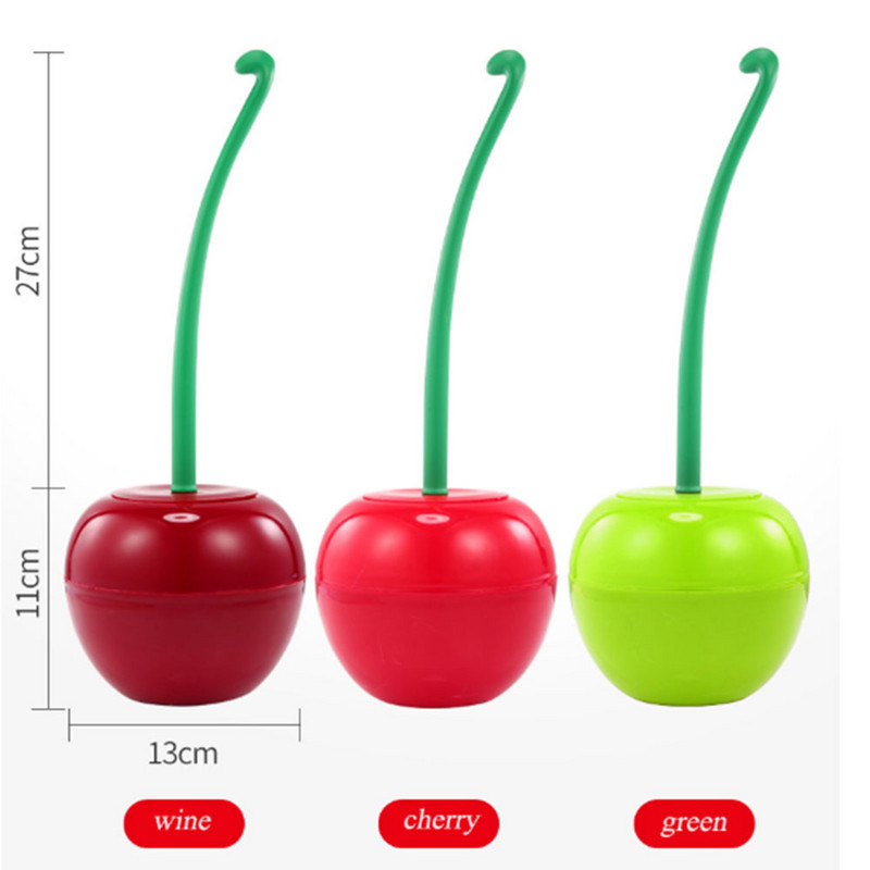 Cherry Shape tualetihari WC-harjahoidja komplekt pesuruumi puhastusvahenditele Kodumajapidamises kasutatavad vannitoatarvikud