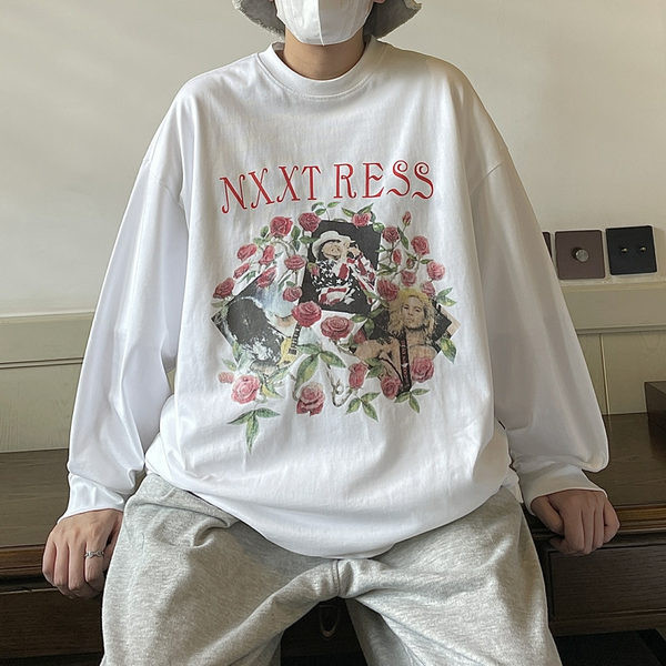 Naujo modelio vyriška palaidinė su gėlių motyvais