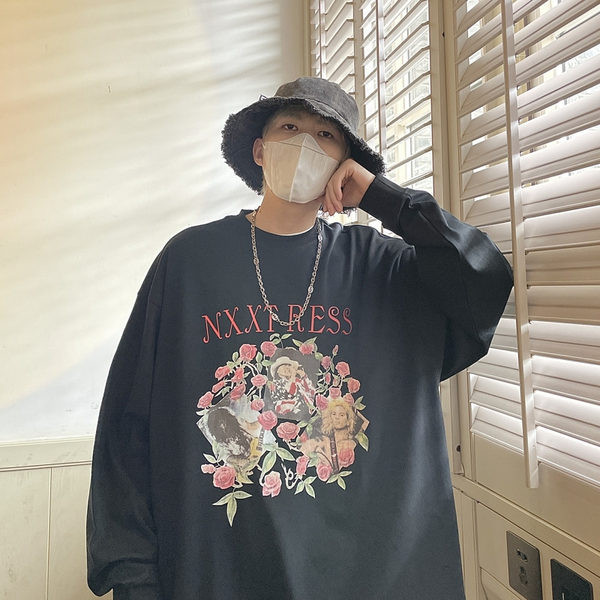 Naujo modelio vyriška palaidinė su gėlių motyvais