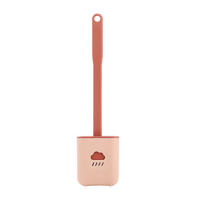 Perie de toaletă de perete din silicon Expert în curățarea gospodăriei Set de perii creative de curățare Perie din plastic moale Perie cu mâner lung