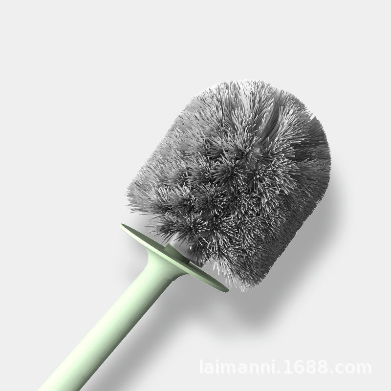 Mielas kiaulienos tualeto šepetėlis, pakabinamas ant sienos, nepraleidžiantis tarpų Valymo įrankiai Vonios kambario valiklis ilga rankena Buitinio tualeto priedai