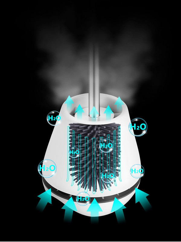 Silikonska četka za WC školjku Duga ručka Punjenje četke za WC školjku Montaža na zid ili pod Četka za čišćenje Kupaonski pribor