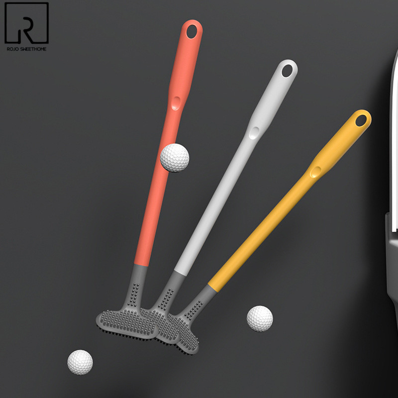 Creativity silikonska viseća WC četka sa spremnikom, beskontaktni Golf WC set četka za čišćenje WC školjke Zidni proizvodi za kupaonicu