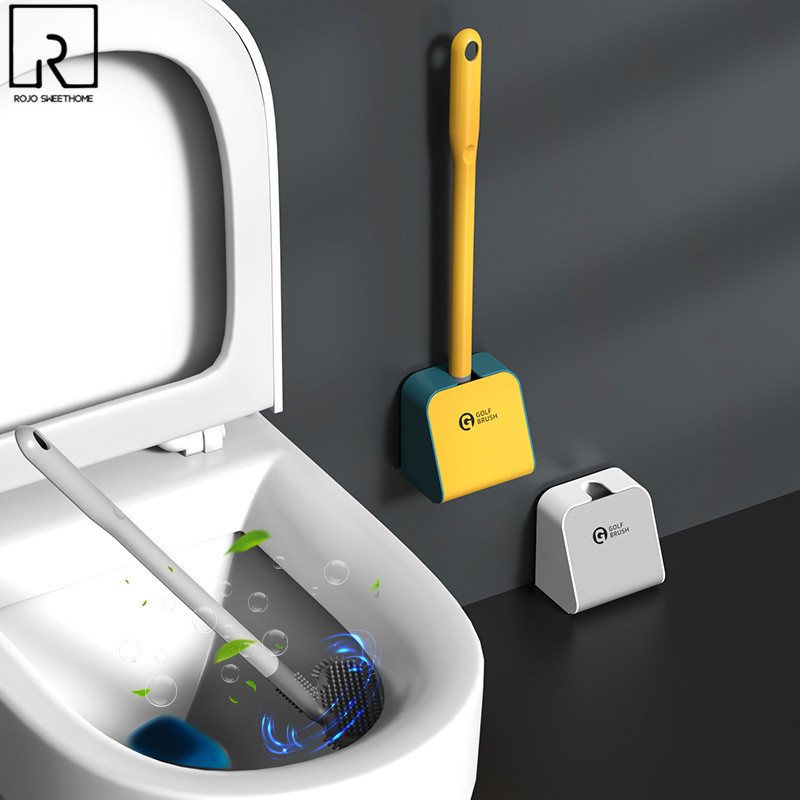 Creativity silikonska viseća WC četka sa spremnikom, beskontaktni Golf WC set četka za čišćenje WC školjke Zidni proizvodi za kupaonicu